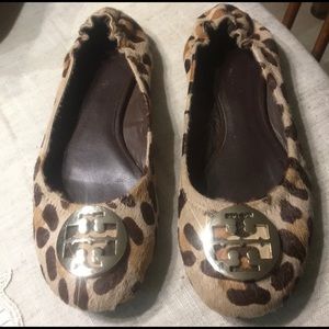 Tory Burch calf hair flats